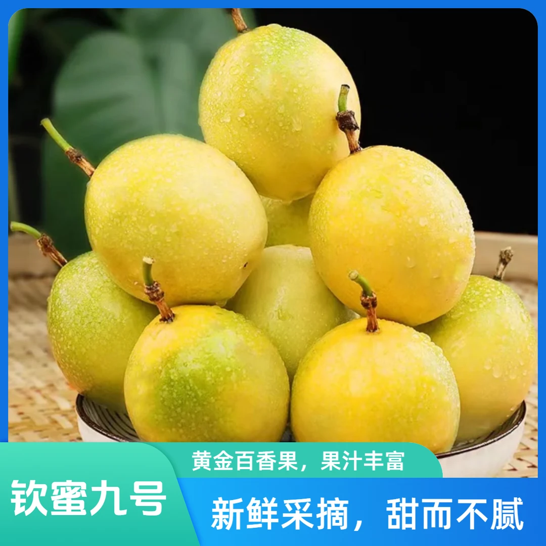 原生态种植清甜营养美味VC水果钦蜜9号香甜黄金百香果17个装