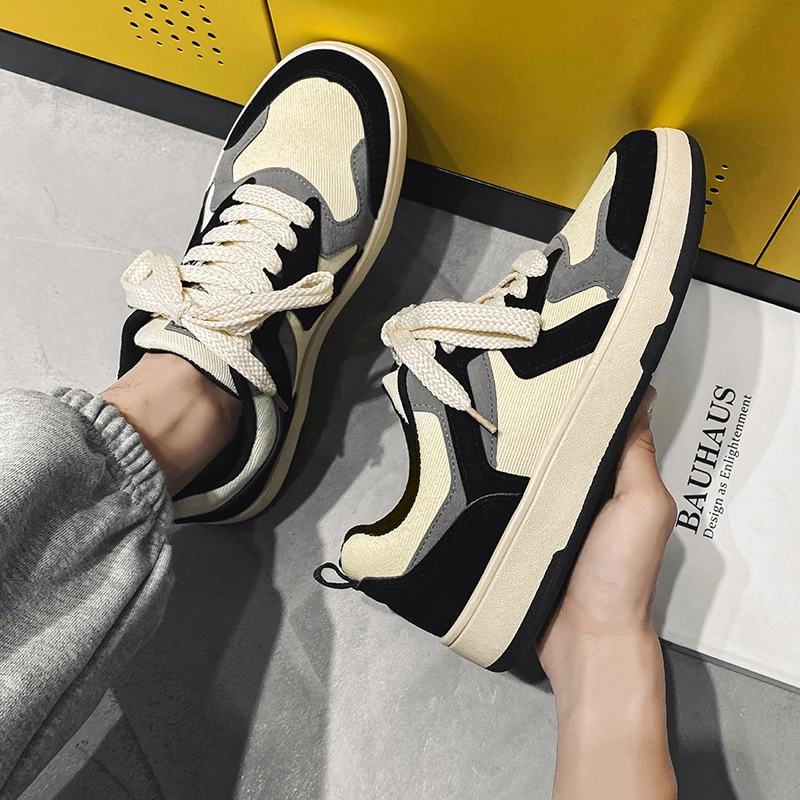 鸿官方正品克尔飞尘星男鞋韩版百搭休闲板鞋小众设计运动鞋子男款