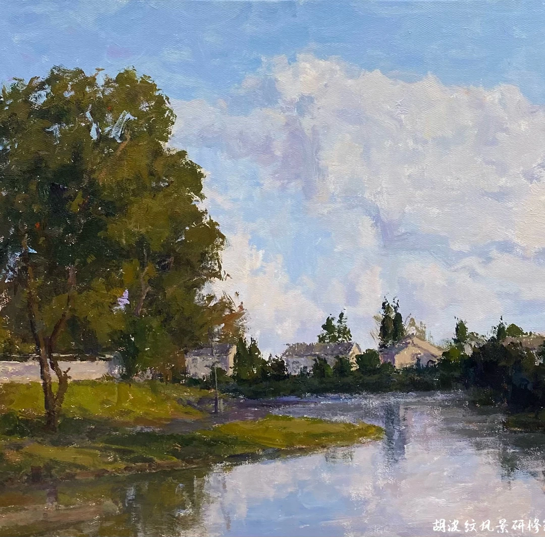 零基础成人丙烯油画风景课