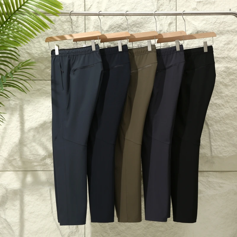 轻奢好货男士舒适透气软壳裤 冬季加绒运动休闲情侣百搭直筒长裤