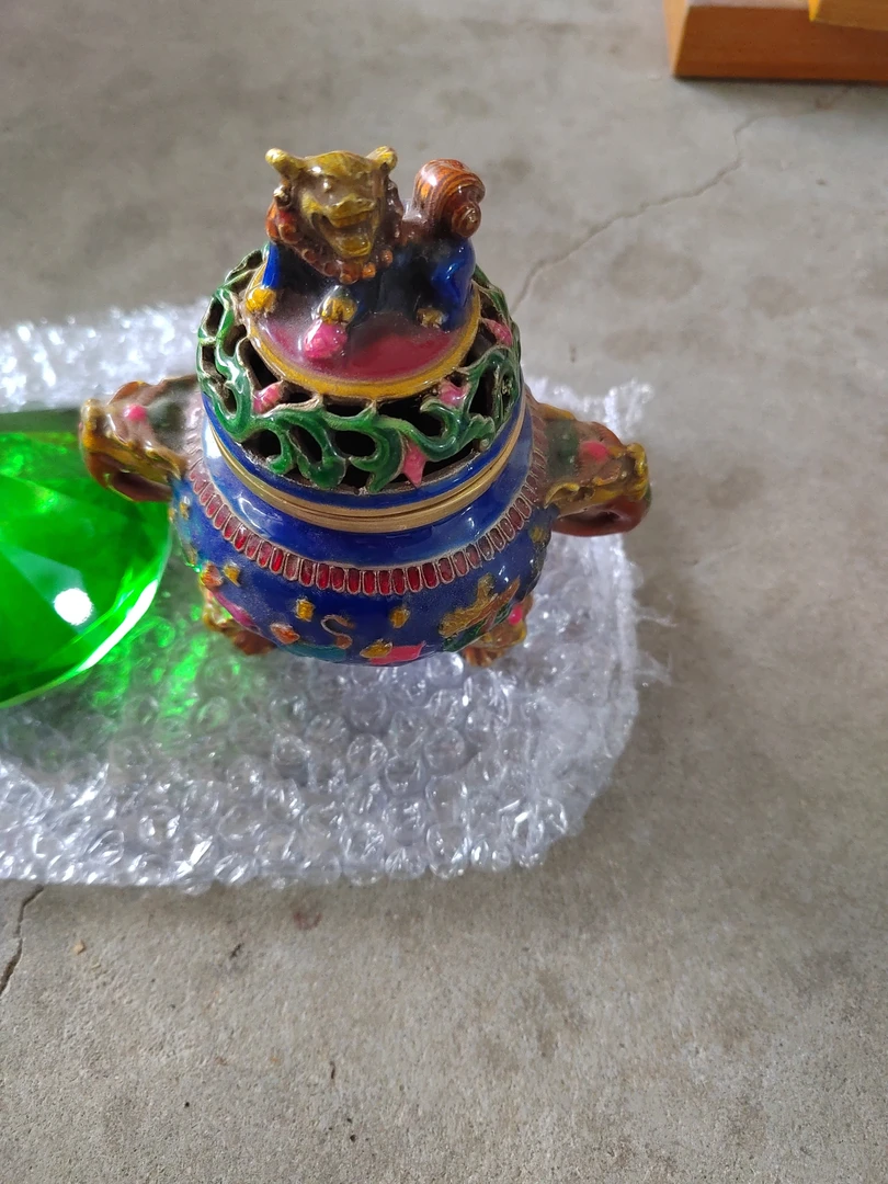 景泰蓝掐丝手工香炉宝宝