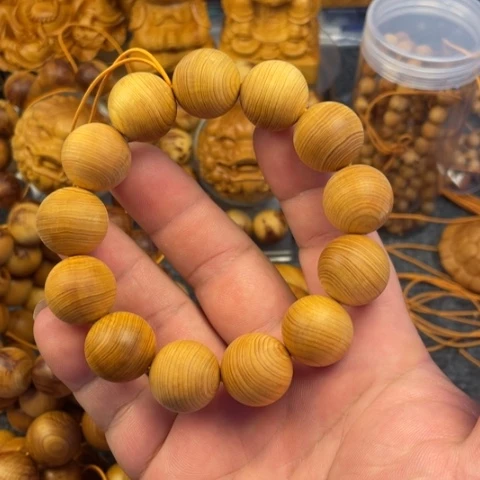 【闪购商品】柏木（崖柏）崖柏1.8黄金底色素珠