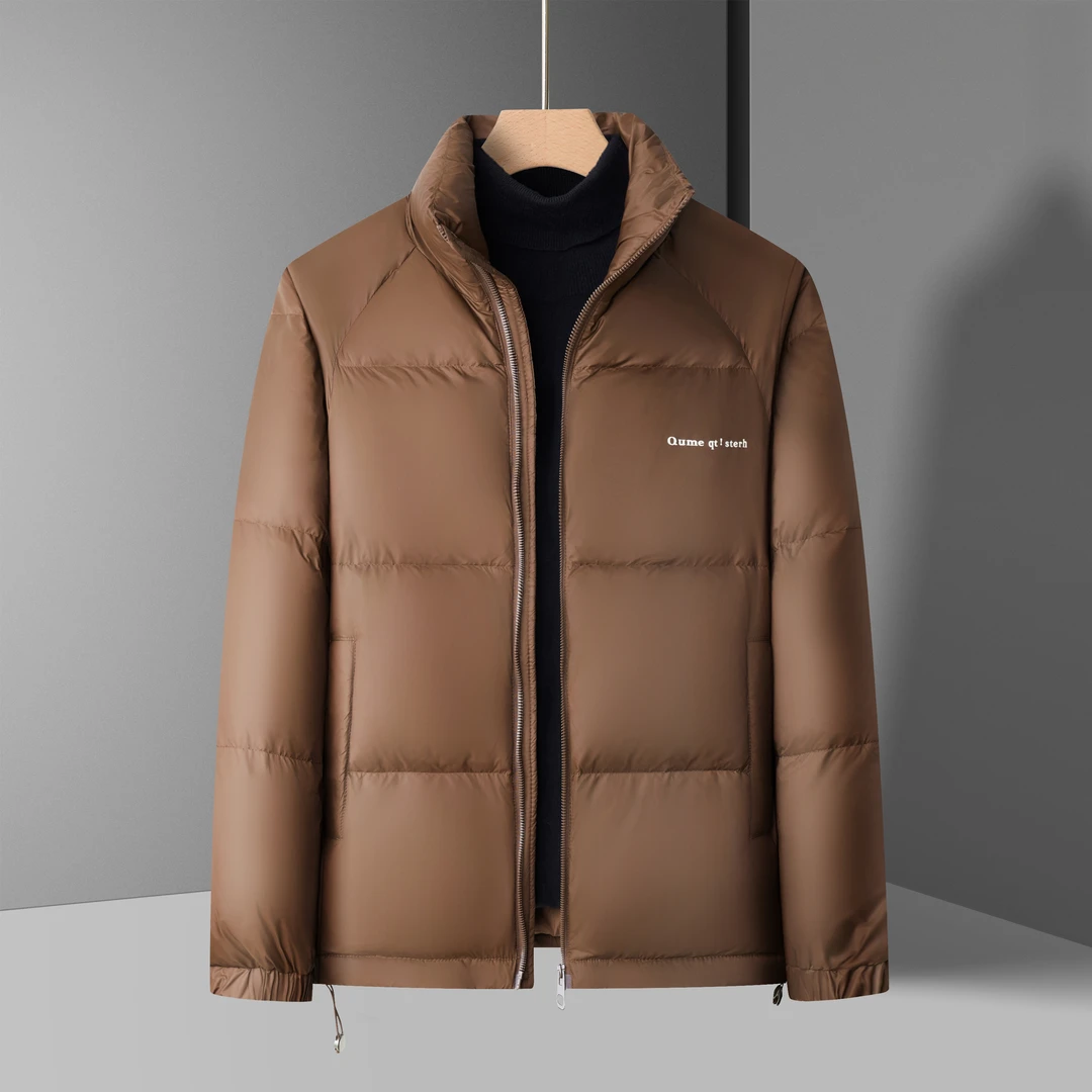 豹王多斯男女同款立领小面包羽绒外套情侣百搭加厚款