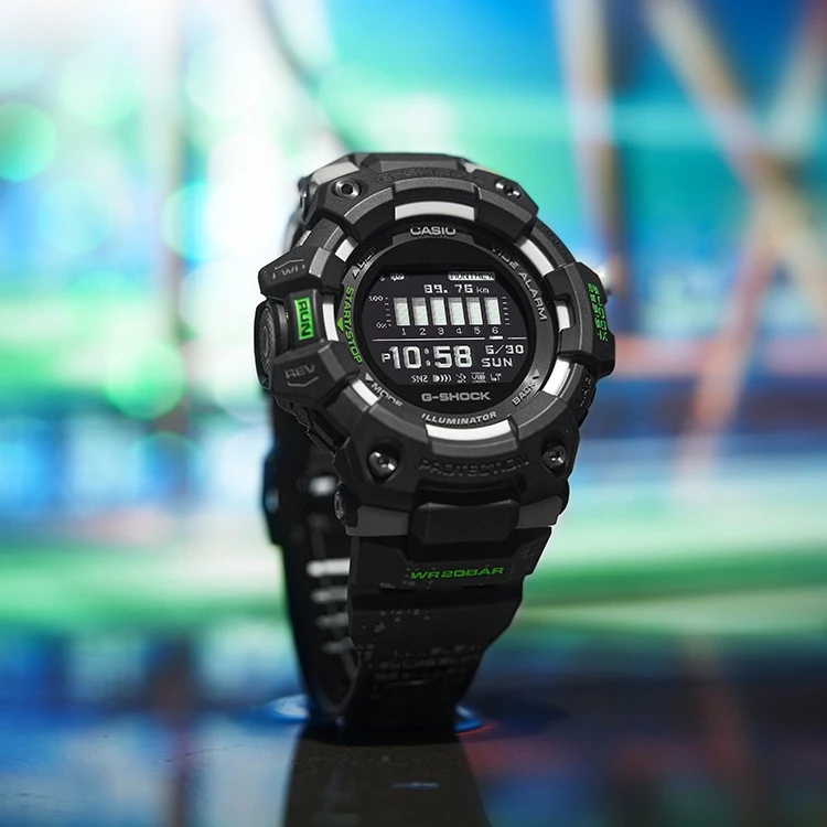 Casio/卡西欧G-SHOCK 防震防水数显蓝牙计步运动手表GBD-200方块