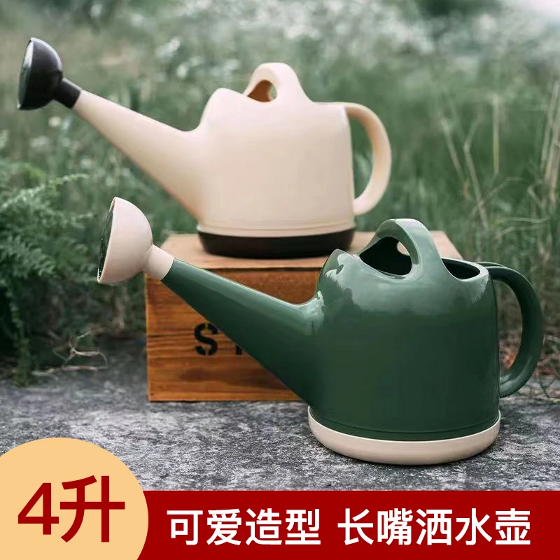 细腻神器洒水壶带花洒大容量浇水壶塑料加厚省力浇水壶浇花器4L升