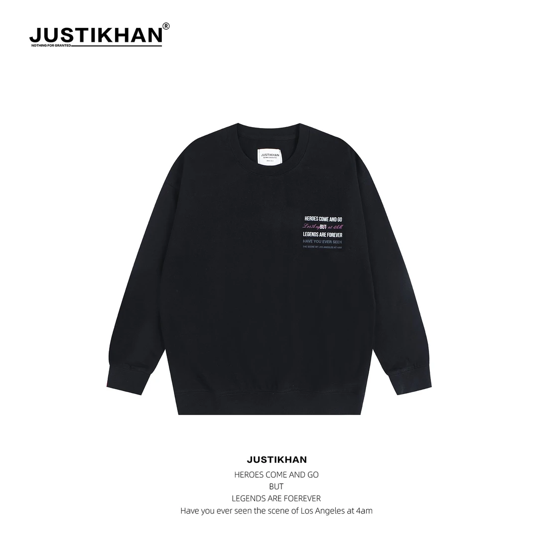 【清仓关店】传奇永恒印花致敬KOBE纯棉重磅宽松套头圆领春秋季卫衣