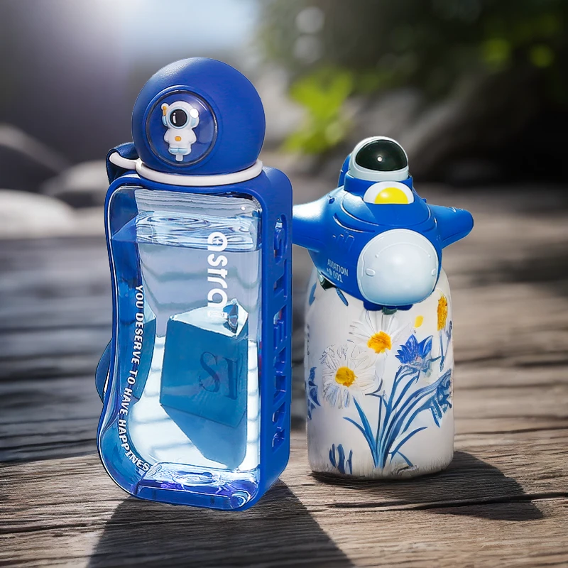 运动水杯女夏季大容量直饮杯男新款潮流耐高温儿童学生防摔水杯子