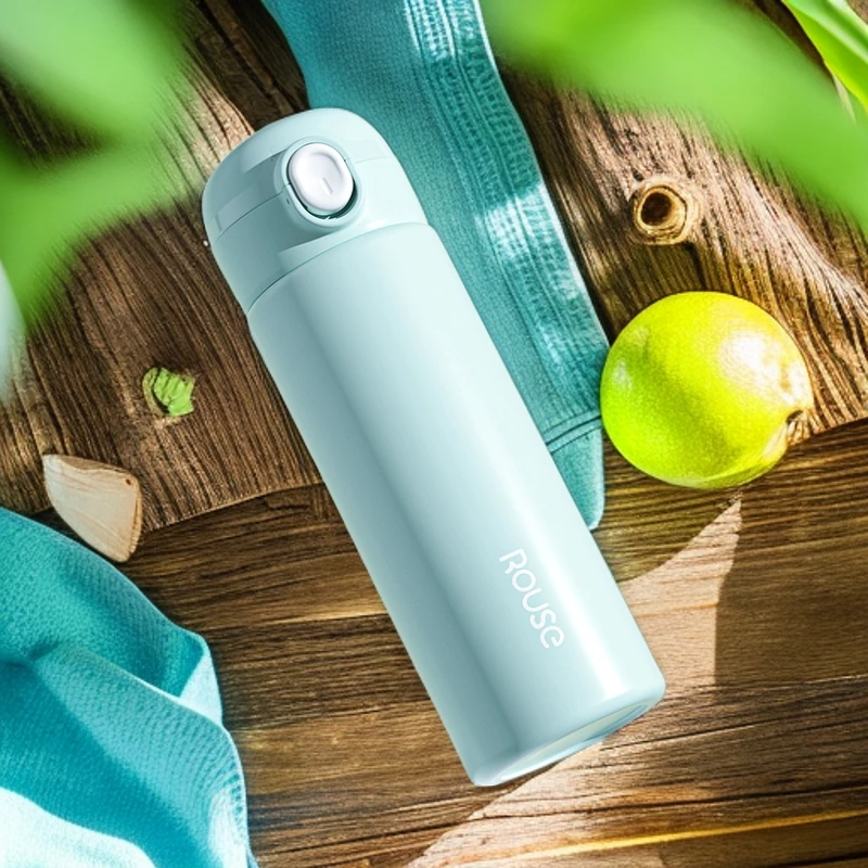 儿童保温杯女带吸管304水杯子上学专用水壶小学生幼儿园便携杯子