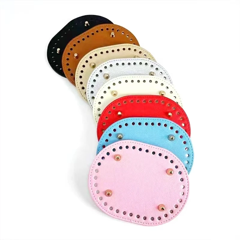 箱包配件批发diy手工编织包五金配件十字纹14.5cm*11cm圆底包底