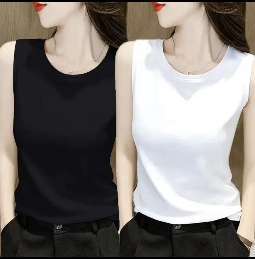 【厂家直销】单/两件 夏季新款吊带背心女宽松内搭外穿遮肚显瘦上衣