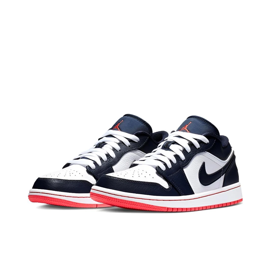 Air Jordan 1 Low AJ1午夜蓝白蓝男款低帮运动休闲球鞋553558-481