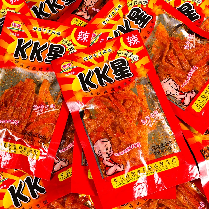 【30包仅19.99】KK星辣条儿时麻辣怀旧8090后怀旧小吃校园麻辣零食