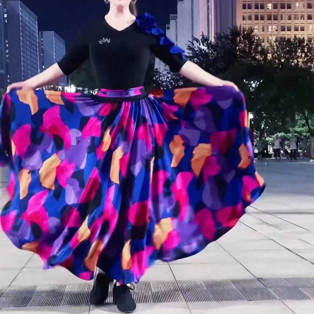 2115古典舞蹈大摆裙【裙摆720度】