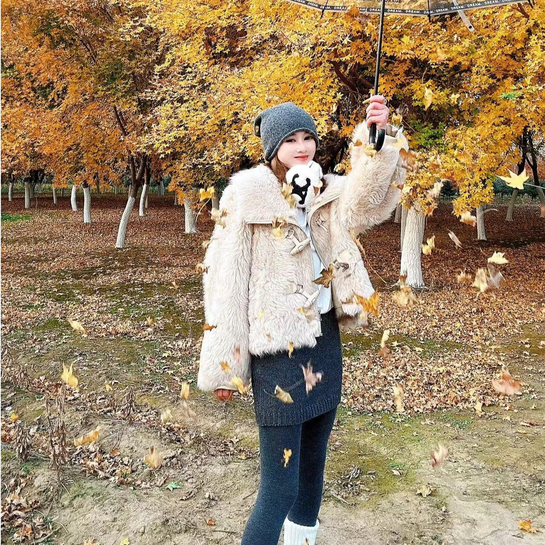 【L·K优选】 托斯卡纳羊皮羊毛一体冬季外套 20329