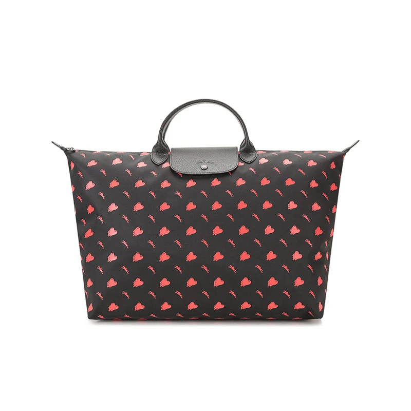 Longchamp珑骧 女士短柄可折叠手提包饺子包大号 1624 EUD