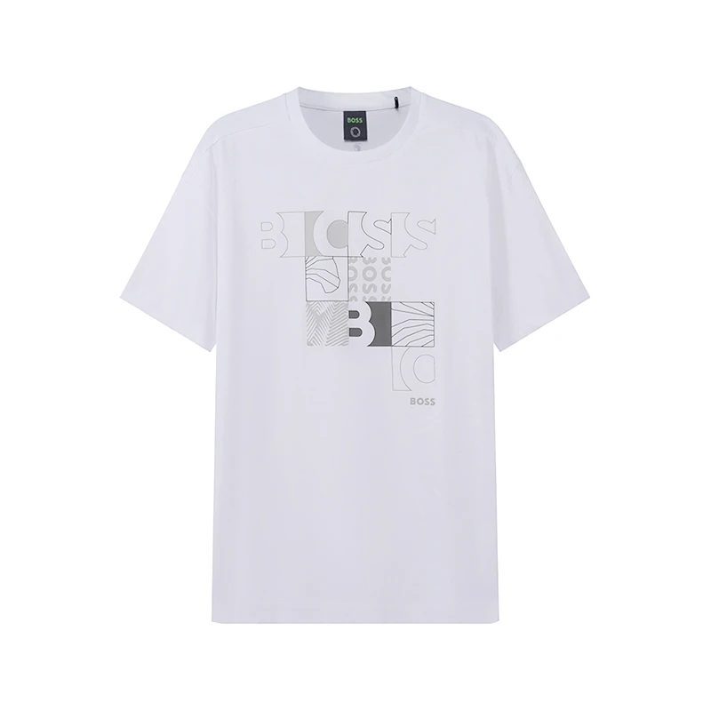 HugoBoss雨果博斯 男士宽松版圆领短袖T恤50466944