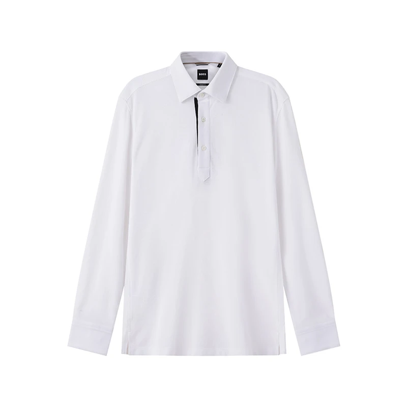 Hugo Boss雨果博斯 男士black系列休闲长袖POLO衫50508916