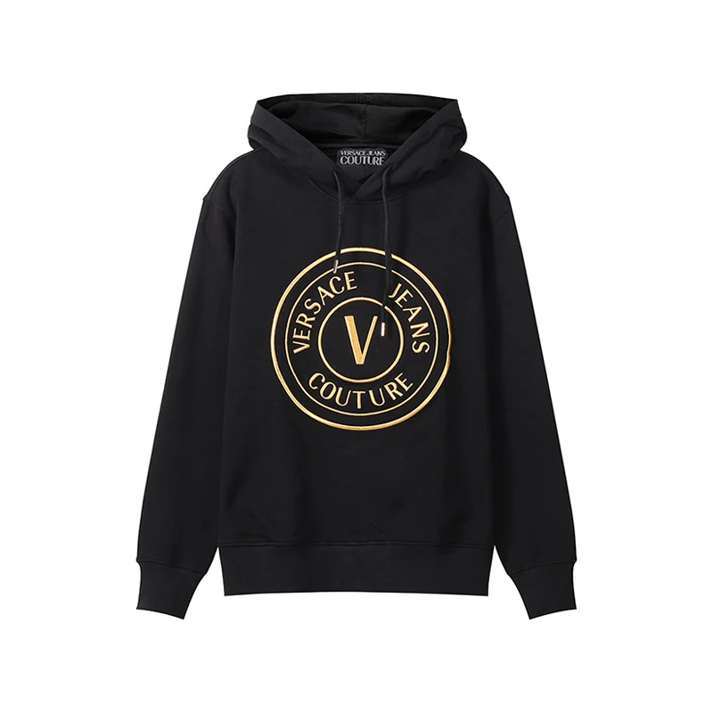 Versace Jeans范思哲 男士加绒款连帽卫衣运动衫 73GAIT05 CF00T