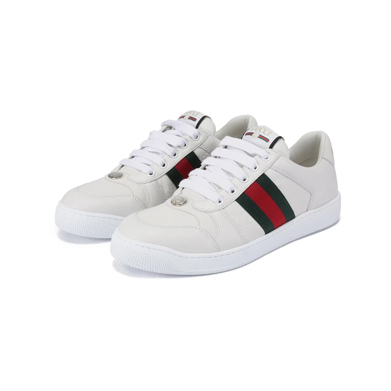 Gucci古驰 新品 女士Screener系列板鞋小白鞋798854 AADU0
