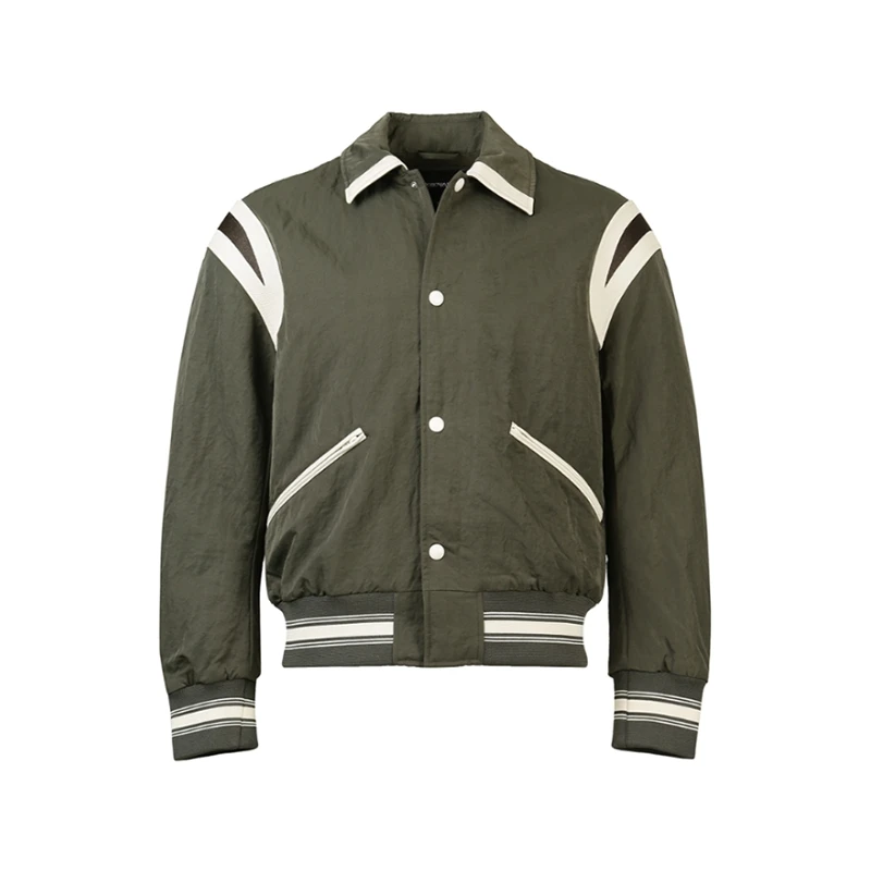 Emporio Armani阿玛尼 男士LOGO刺绣短款防泼水夹克6R1BZ2 1NZOZ