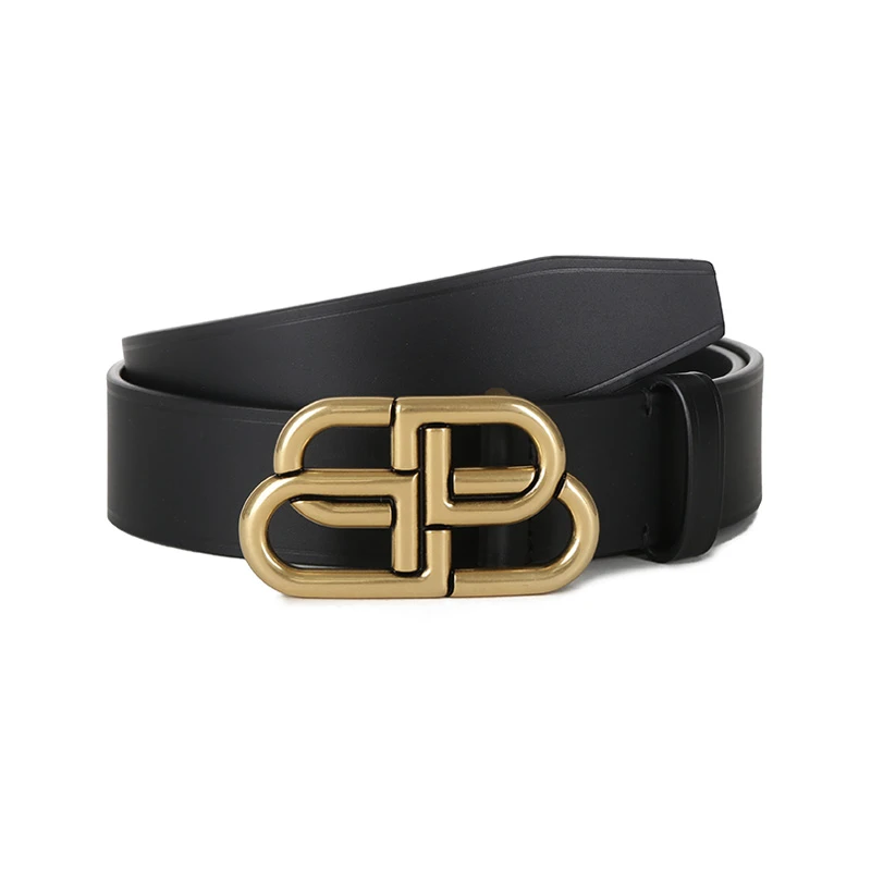 Balenciaga巴黎世家 男士不可裁剪复古腰带3.5cm 570370 1CH04