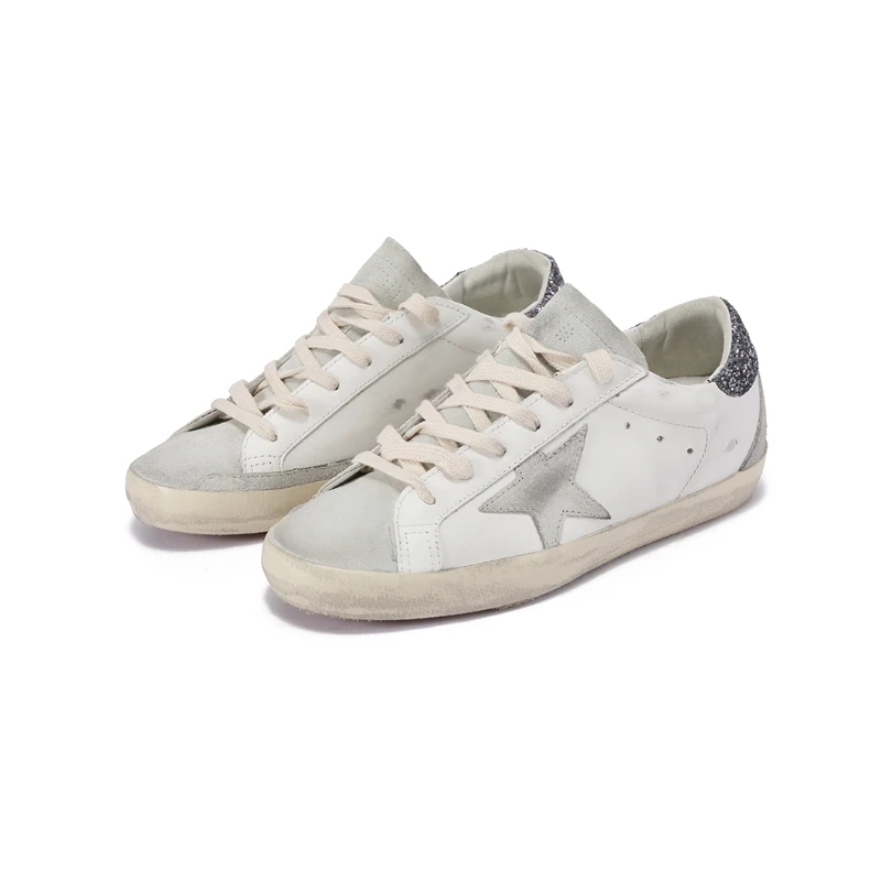 Golden Goose 新品 女士复古做旧脏脏鞋板鞋GWF00102 F004108
