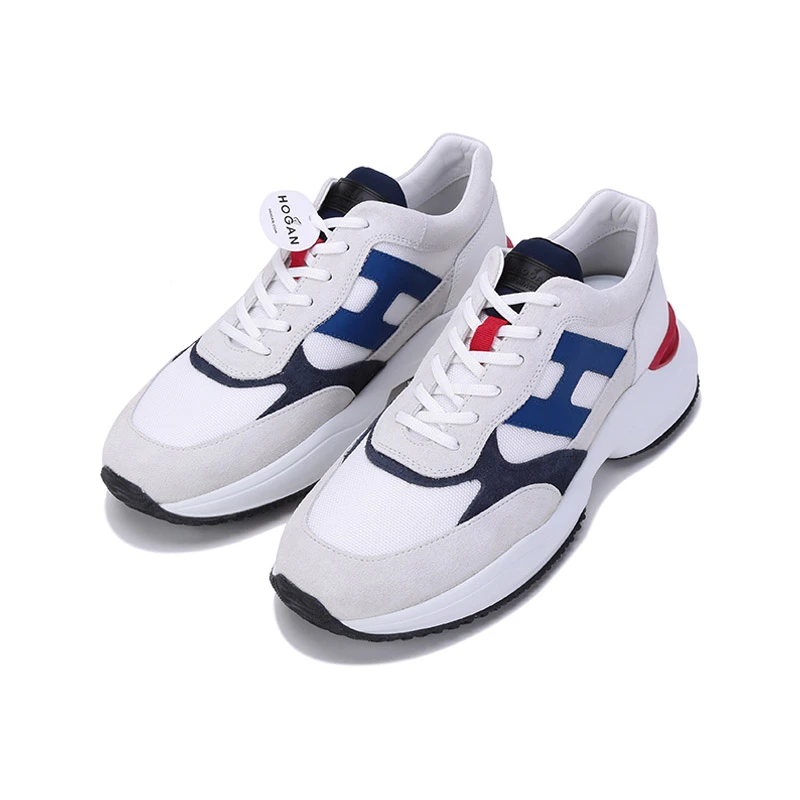 未使用 HOGAN 男士Interaction系列运动鞋双岛鞋HXM5450DN90R1Q
