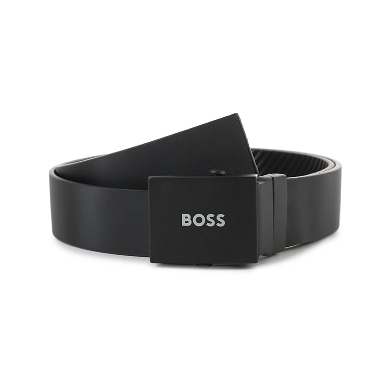 Hugo Boss雨果博斯 男士可裁剪双面旋转腰带3.3cm 50513076