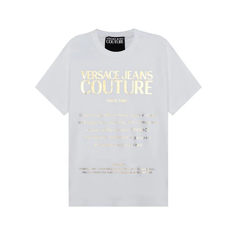 VersaceJeansCouture范思哲男士宽松夏季短袖T恤B3GWA7VT30319