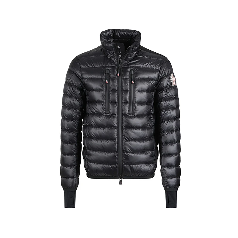 未使用 MONCLER 蒙口 男士轻薄短款高领鹅绒羽绒服1A00033 595B1