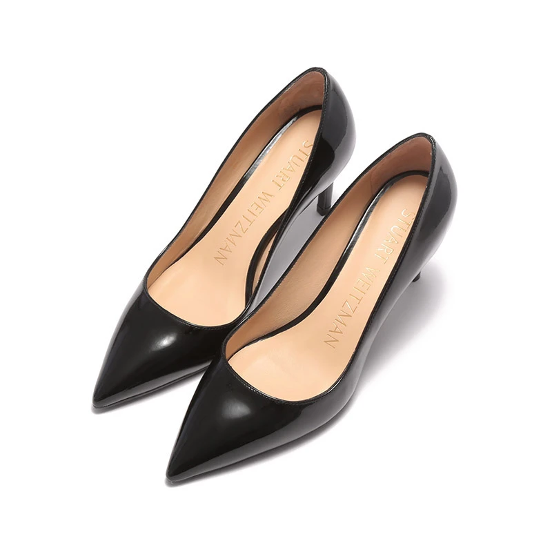 Stuart Weitzman思缇韦曼 女士尖头高跟鞋浅口鞋7.5cm LINSI 75