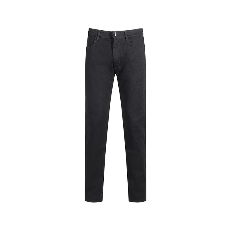 Givenchy纪梵希 男士棉质LOGO标识常规版中腰牛仔裤BM50ST510A