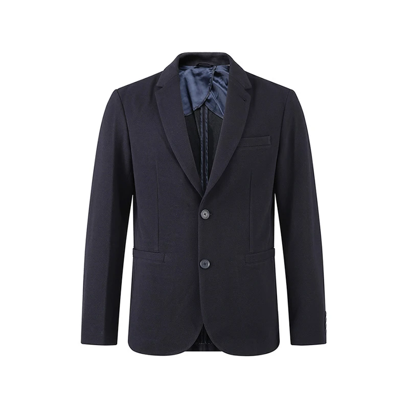 ArmaniExchange阿玛尼男士编织纹理休闲西装西服上衣8NZG43ZNUAZ
