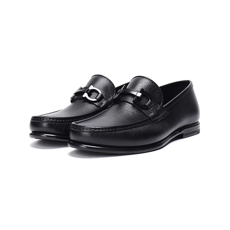 Ferragamo菲拉格慕 男士CROWN系列牛皮莫卡辛鞋商务皮鞋 0688525