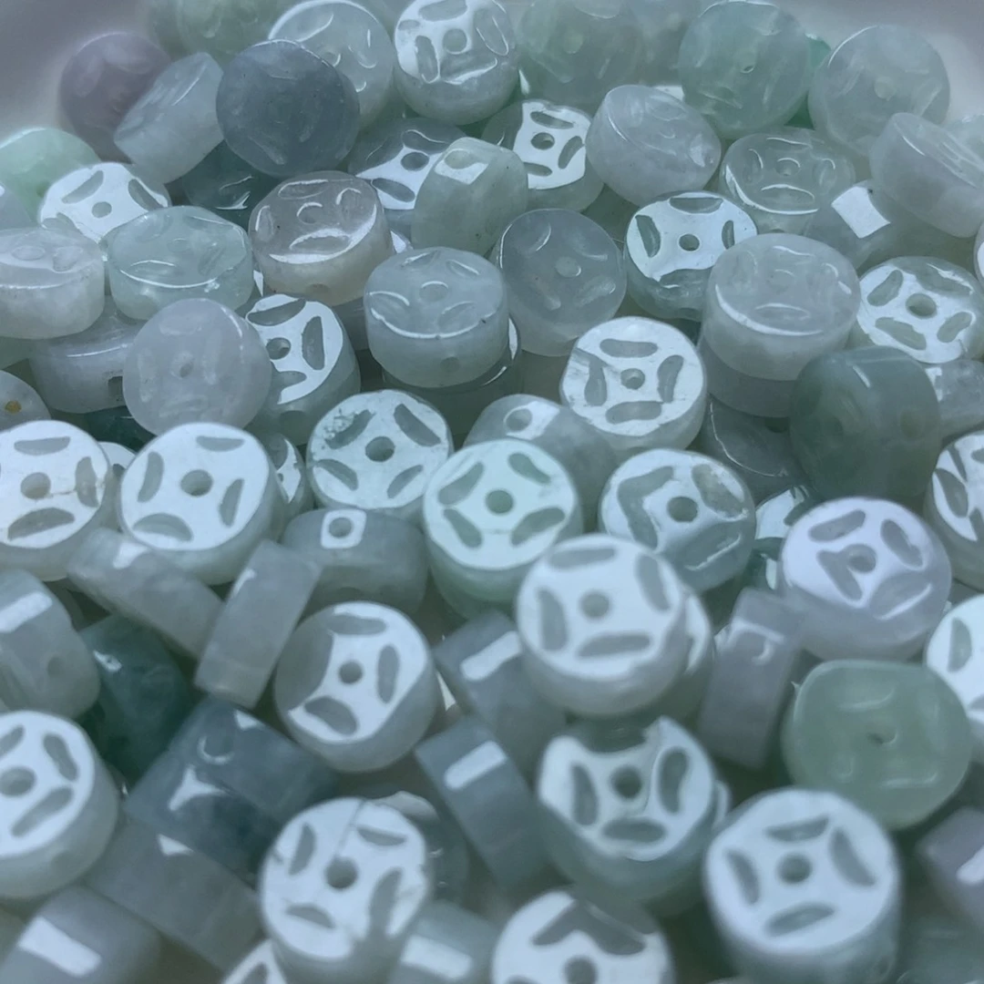 翡翠卡8双面金钱扣50个