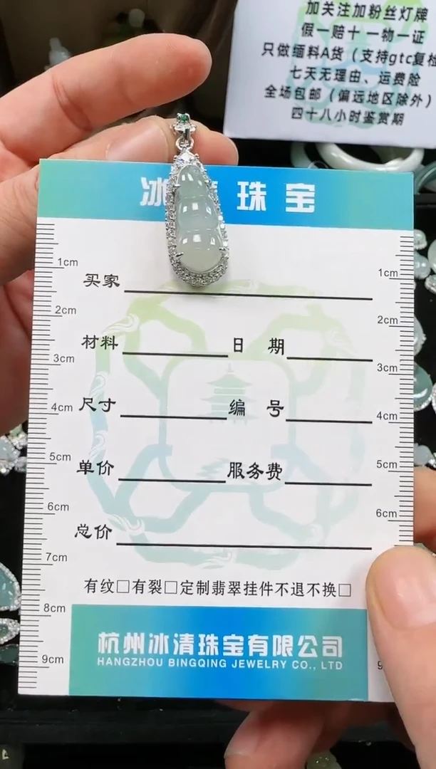 【闪购商品】翡翠颈饰未镶嵌豆子