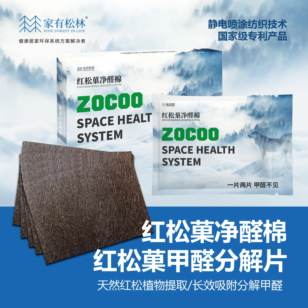 家有松林红松菓净醛棉甲醛分解片高效长期吸附分解甲醛一包5片