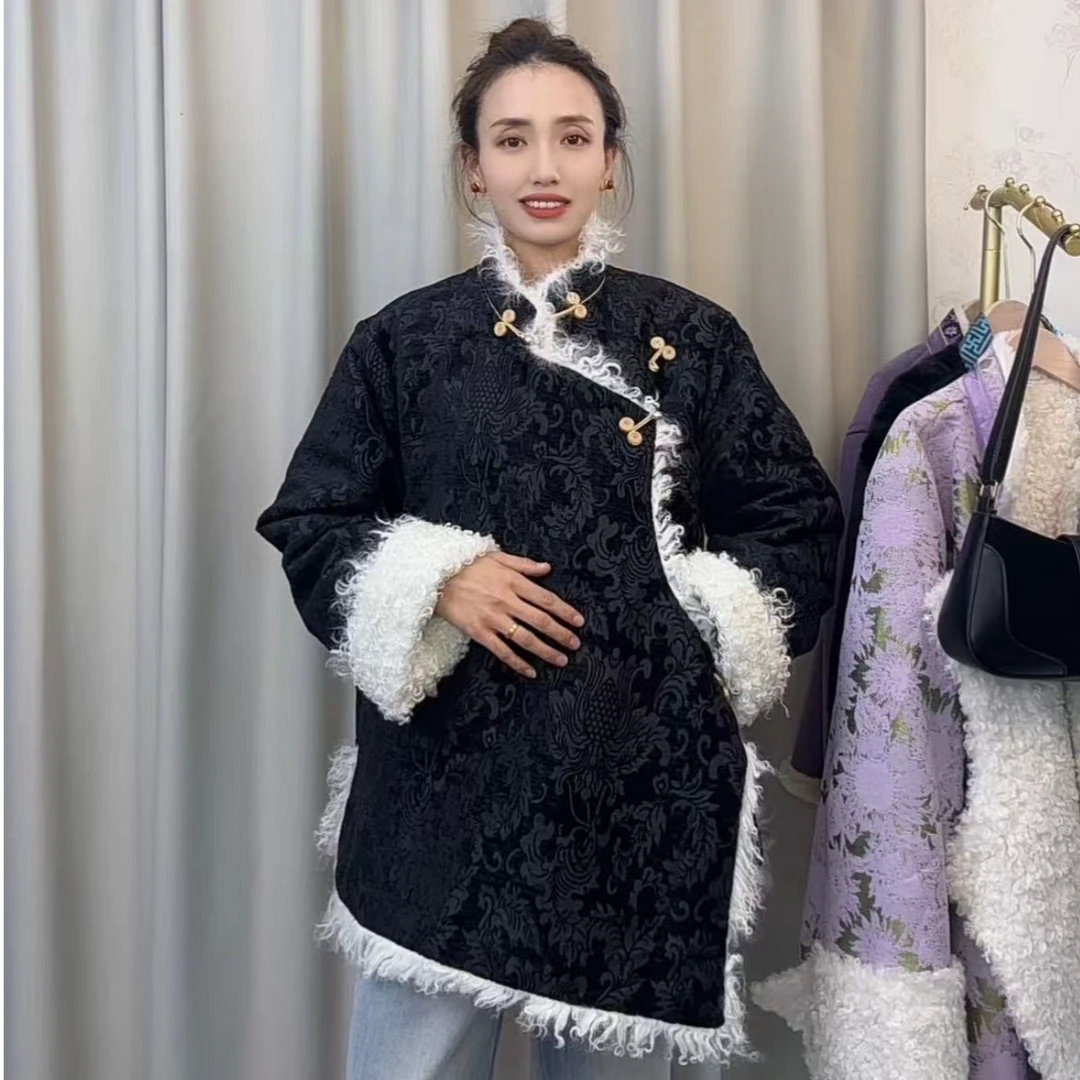 新款秋冬藏式男女款加厚外套情侣款藏式外套