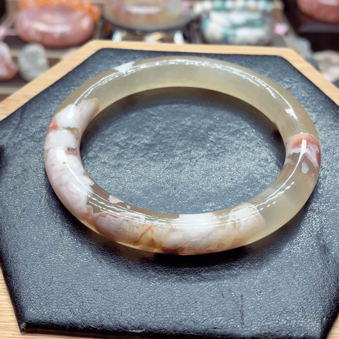 【闪购商品】玛瑙/玉髓手镯6未镶嵌胡*