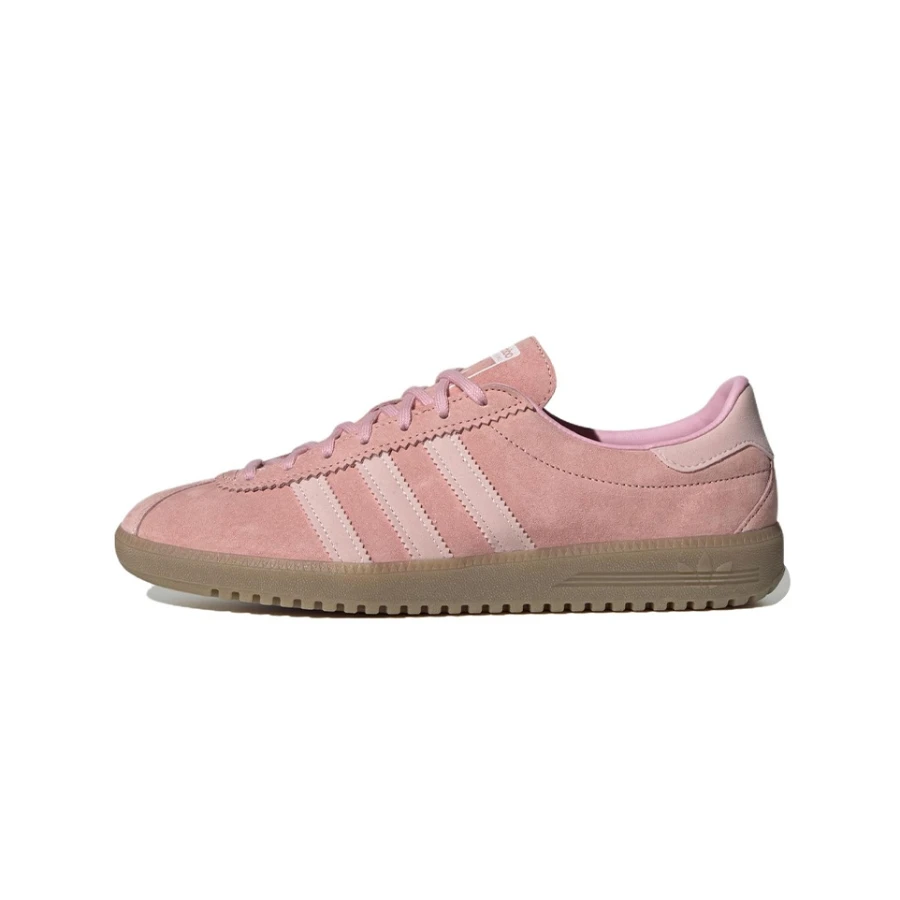 adidas/阿迪达斯Bermuda马卡龙配色低帮板鞋男女同款粉色+GY7386