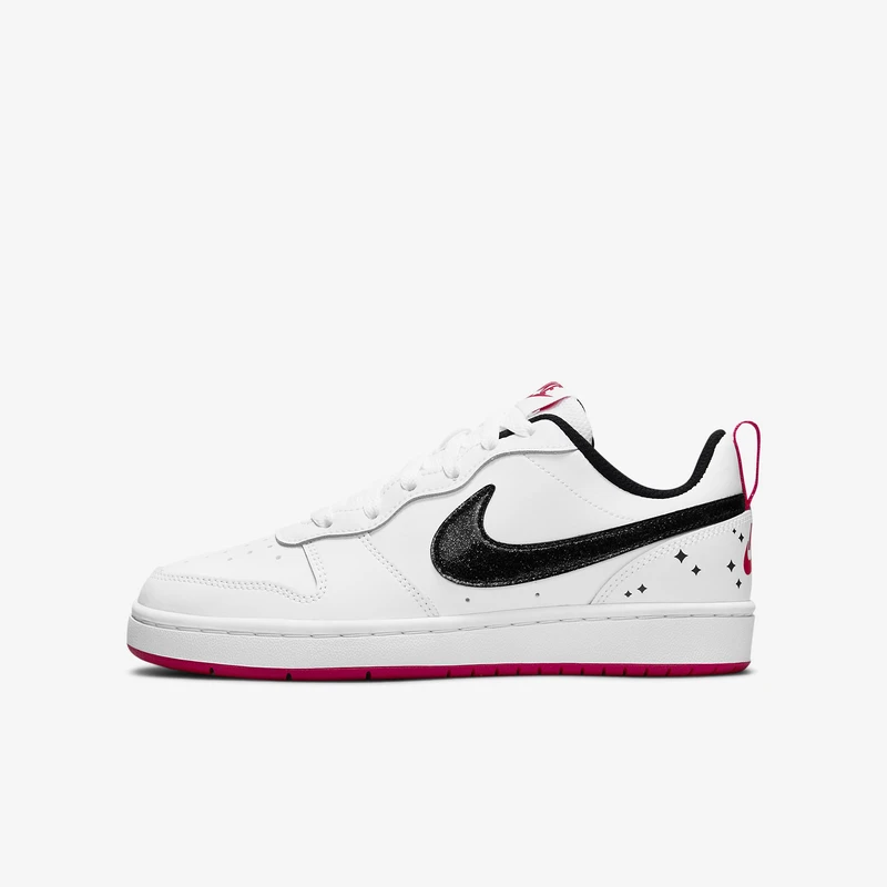 NIKE/耐克Court Borough Low2 SE(GS) 低帮板鞋 白红+DM0110-100