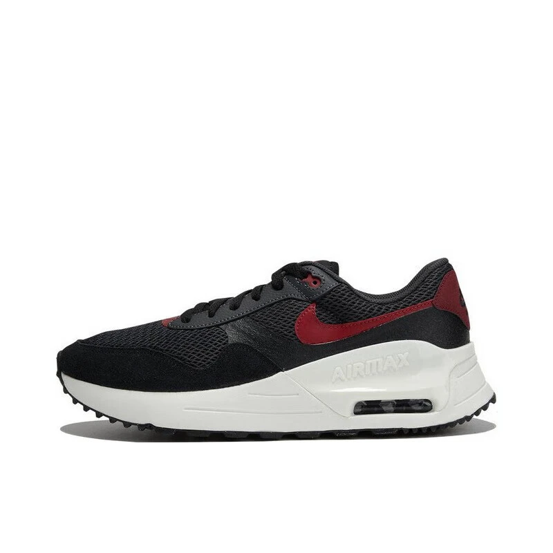 NIKE/耐克Air Max SYSTM 低帮运动休闲鞋黑红色+DM9537-003