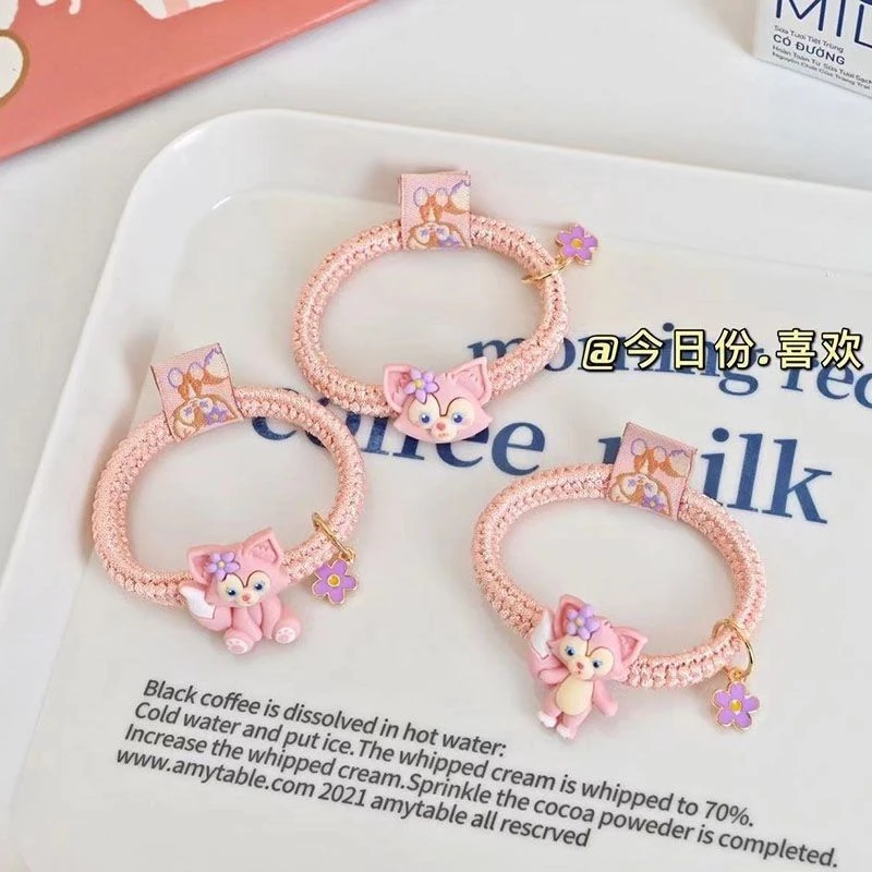 玲娜贝尔新款发圈可爱卡通头绳少女森系狐狸扎头可爱发绳少女心