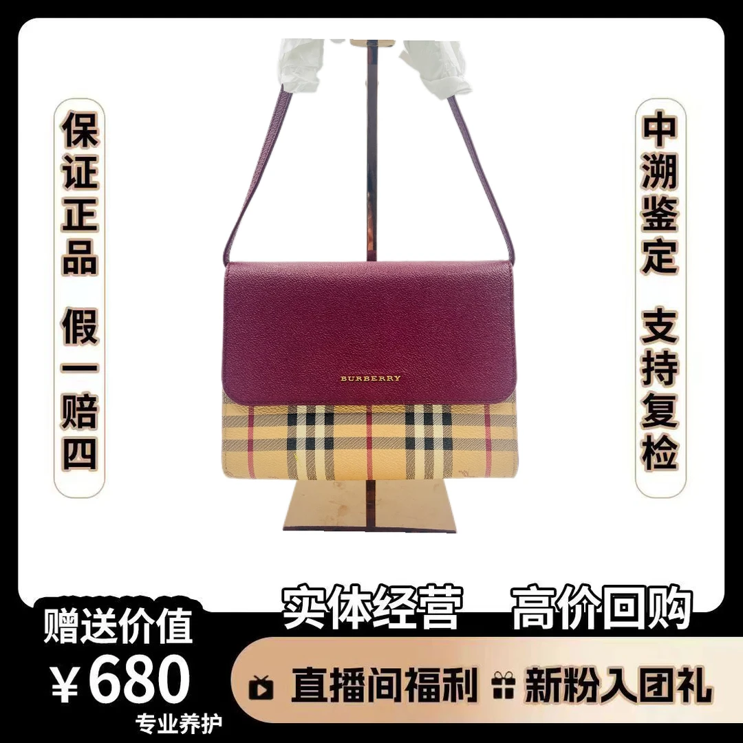95新 BURBERRY/博柏利 单肩包 尺寸22×17 DL699 时尚女士单肩包