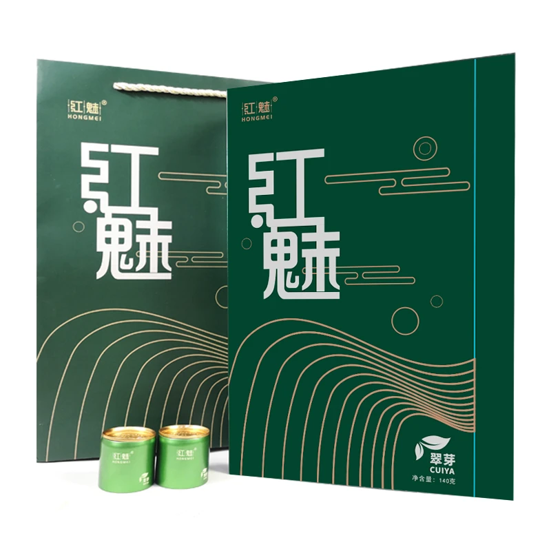 贵州凤冈锌硒茶翠芽绿茶高山云雾茶早春特级嫩芽栗香型礼盒装140g