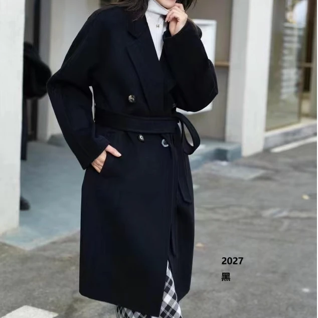 【大衣底折起】20%羊绒双面呢保暖大衣保暖经典款女性秋冬外套2027
