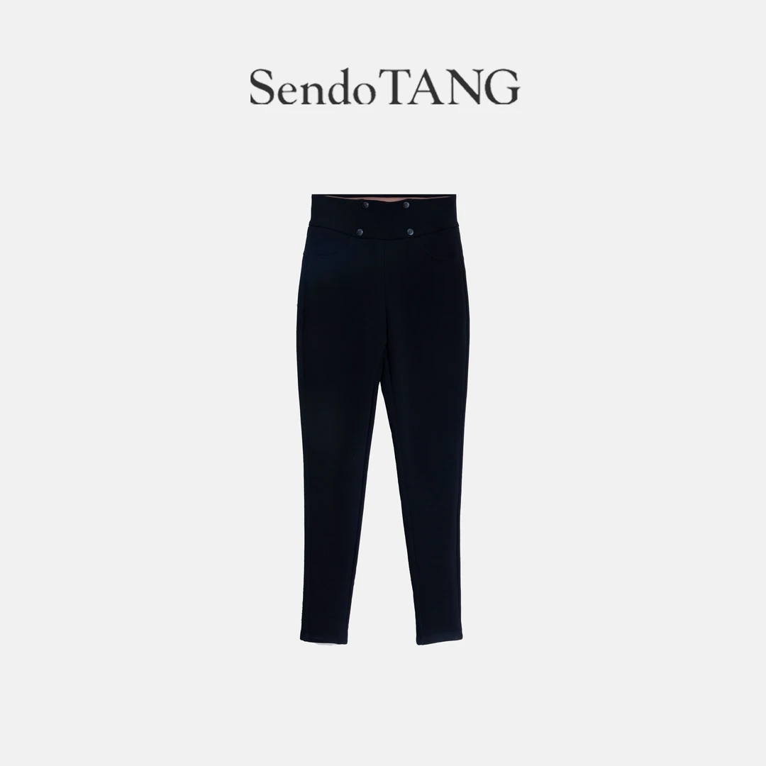 鹅绒小脚裤【锁温度】胖多女装新款时尚休闲百搭高腰宽松鹅绒裤