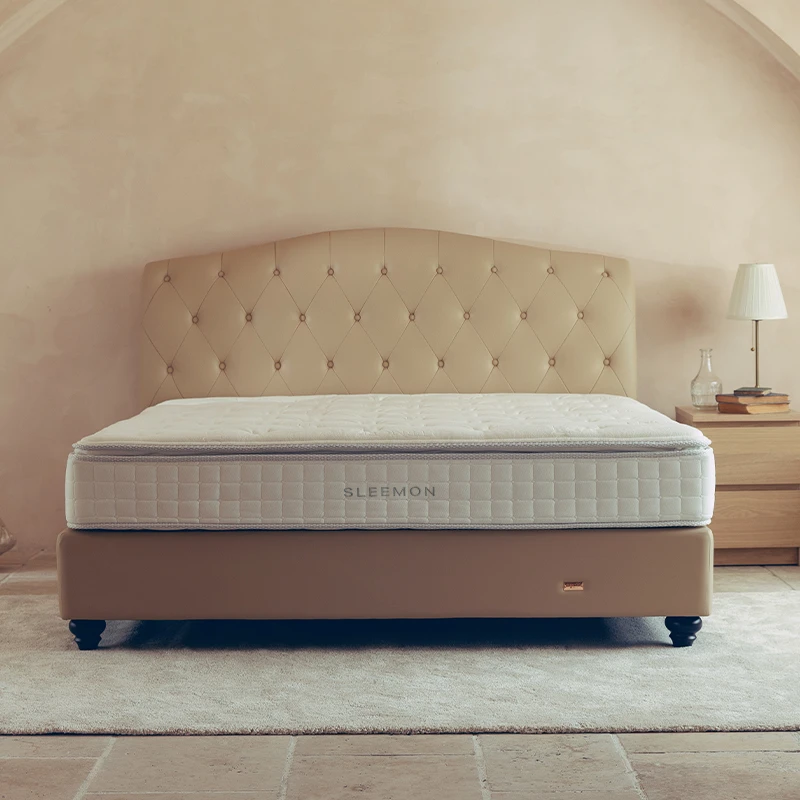 【白骑士lite】喜临门家用轻音独立袋装弹簧床垫透气记忆棉软垫