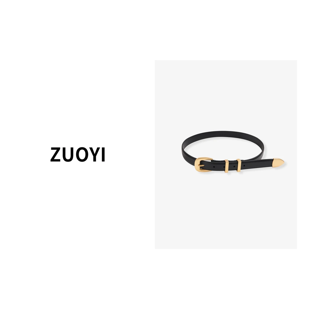 「 ZUOYI 」牛皮真皮 皮带真皮细腰带Z-1004D