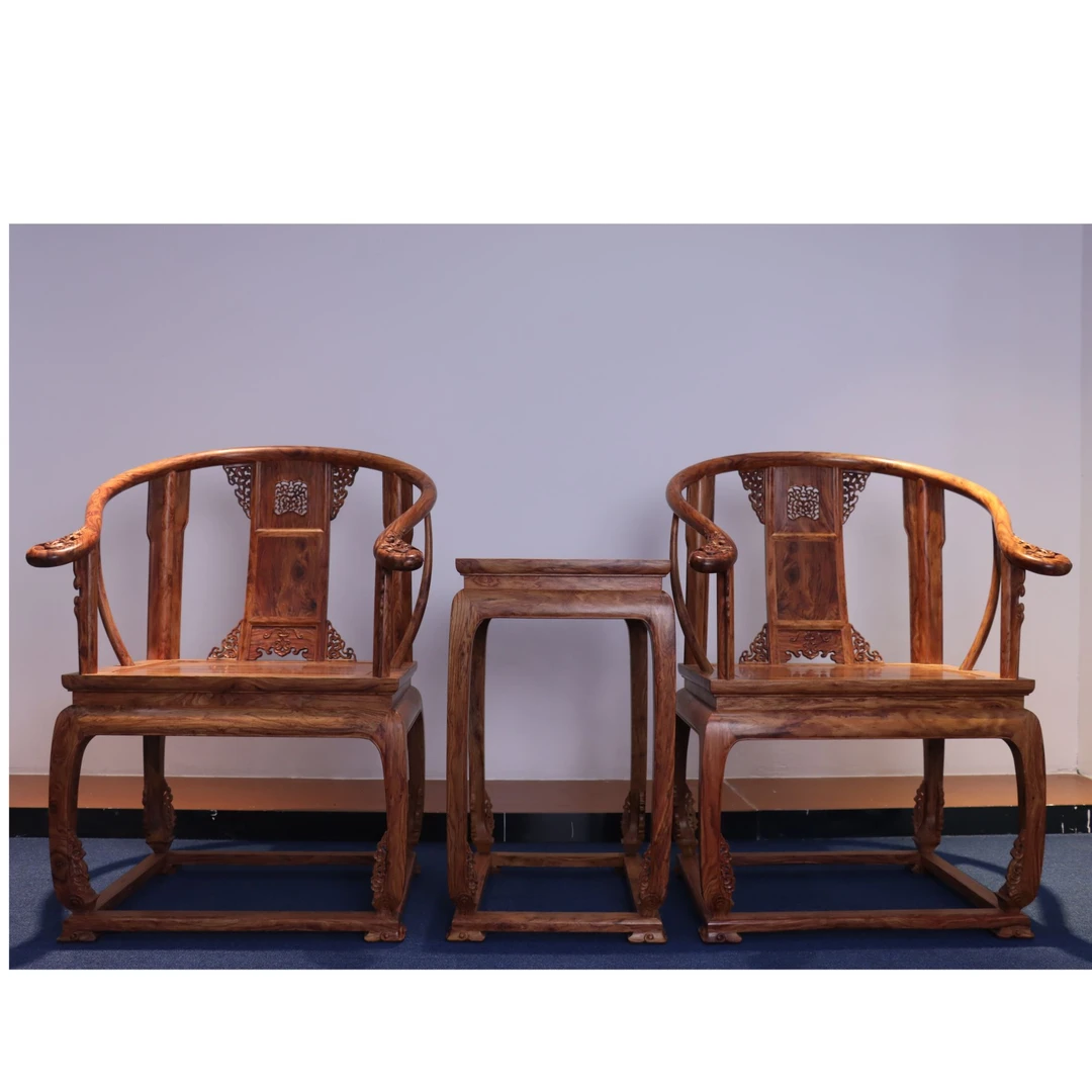 海南黄花梨明式家具“皇宫椅”一套